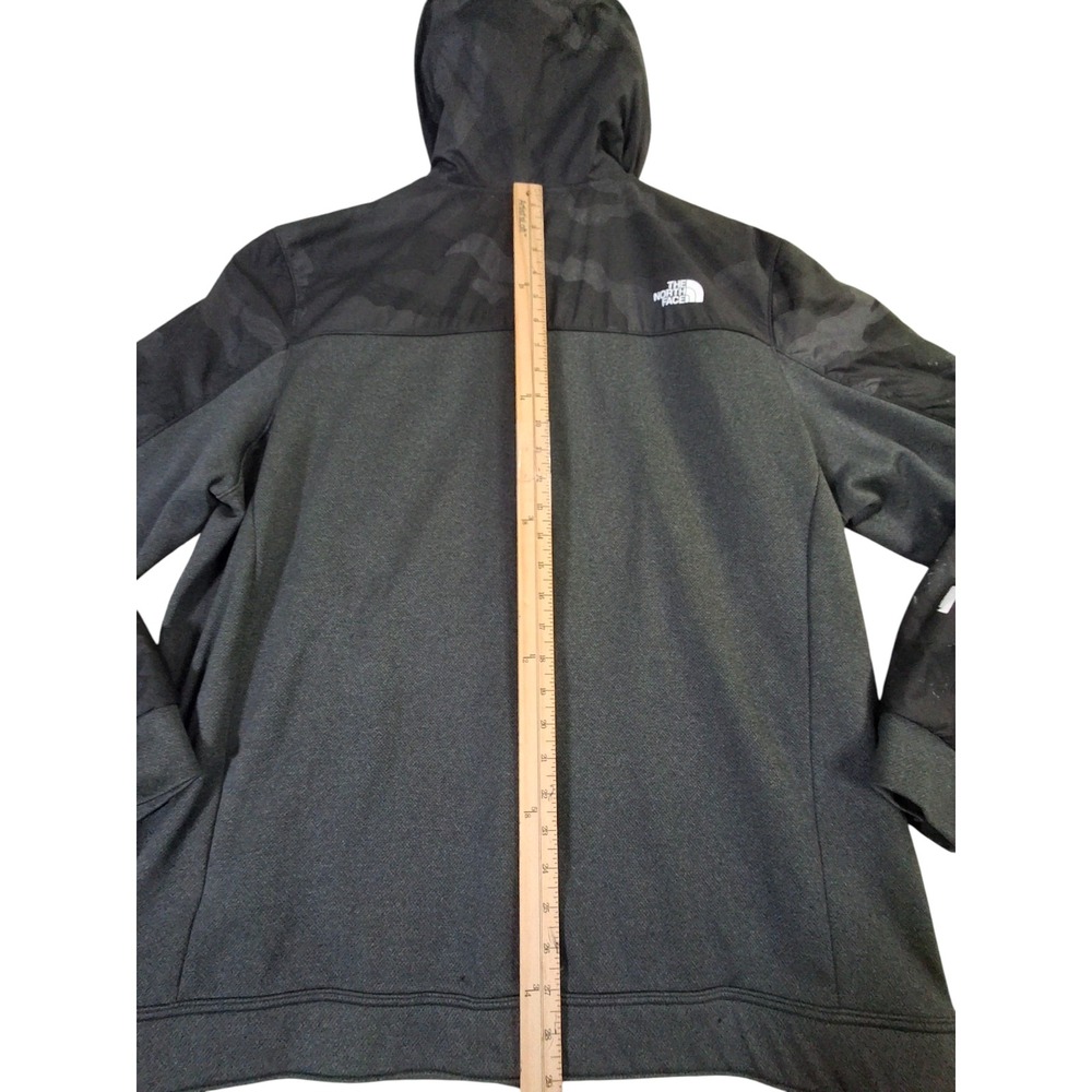 The North Face Essential Jacket Men's 2XL Black Spellout Hooded - Picture 10 of 11